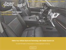 Tablet Screenshot of dealersourceltd.com